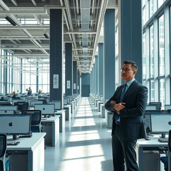 {"prompt":"Prompt: "A bustling contemporary office environment featuring a series of interconnected workstations, each thoughtfully designed with sleek, integrated flip-down power columns seamlessly embedded within the structural pillars of the building. The atmosphere is infused with productivity as a construction manager, in a sharp business suit, stands confidently approving the innovative installation, surrounded by vibrant bursts of natural light streaming through large windows. The space is adorned with a minimalist aesthetic, clean lines, and a palette of cool grays and blues, enhancing the feeling of efficiency and modernity. The air is charged with anticipation, reflecting the forward-thinking essence of a cutting-edge workplace."nn"Modern office workstation cluster with flip-down power columns integrated into structural pillars. Construction manager approving installation.","originalPrompt":""Modern office workstation cluster with flip-down power columns integrated into structural pillars. Construction manager approving installation.","width":768,"height":1024,"seed":42,"model":"flux","enhance":false,"nologo":true,"negative_prompt":"worst quality, blurry","nofeed":false,"safe":false,"quality":"medium","image":[],"transparent":false,"isMature":false,"isChild":false}